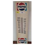 Pepsi Metal Thermometer, 7x28