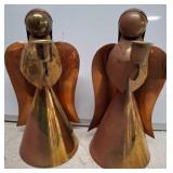 Brass Angel Candleholders