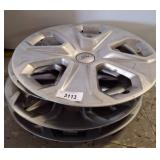Silver VW Wheel Covers