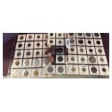 International Coin and Token Lot with Holders