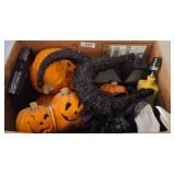 Halloween Decor Assortment With Witch & Pumpkins