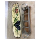 Metal Basket with Ceramic Vegetable Tray