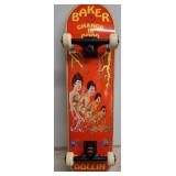Baker Skateboard with Printed Deck and Wheels