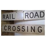 Metal Railroad Crossing Sign Panels