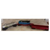 Lionel Train Cars: Sunoco, Crane, and NYC Gondola