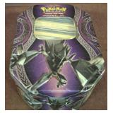 Pokemon Themed Tin with Assorted Trading Cards