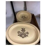Pfaltzgraft Stoneware Dish Set With Floral Motifs