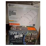 Commercial Electric LED Kit and Hampton Bay Lights