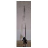 Two Fishing Rods with Reels by Shakespeare and Zeb