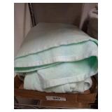 Nate Berkus Mint and White Towels