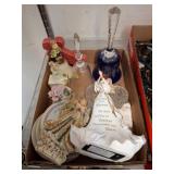 Figurines, Crystal Bells, and Plates