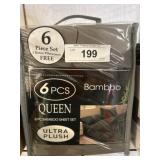 Queen Bamboo 6-Piece Ultra Plush Sheet Set