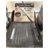 Chef Knife and 6-Piece Kebab Set
