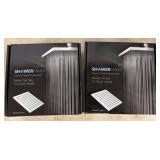 ShowerMaxx Square 8-Inch Rainfall Shower Heads