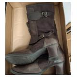 Brown Leather Nurture Boots, Made in Brazil