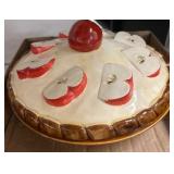 Ceramic Pie Dish Set With Themed Lids