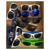 Plastic Sunglasses in Various Colors