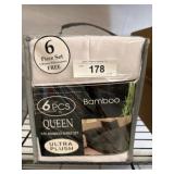 Queen 6-Piece Bamboo Sheet Set