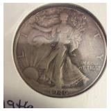 1946 Walking Liberty Half Dollar Coin