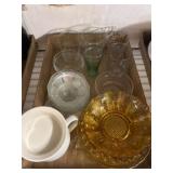 Glassware Including Bowls and Cups