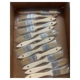 Unused Wood-Handled Paint Brushes