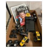 Toy Monster Trucks, Book, and Tablet