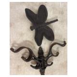 Decorative Metal Hooks and Barn Door Hardware Set