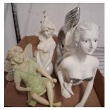 Decorative Figurines: Mermaid & Fairy Set
