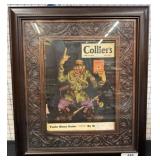 Framed 1942 Collier's Cover Illustration Display