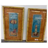 Framed Beach-Themed Wall Art Prints