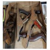Hand Planes With Wooden and Metal Parts
