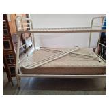 Twin Over Full Bunk Bed Frame With Mattress