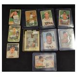 Baseball Trading Cards in Sleeves