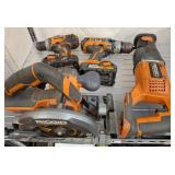 Ridgid 18V Power Tool Set with Batteries