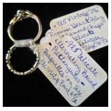 Sterling Silver Rings with Heart Design