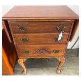 Wooden Drop-Leaf Side Table