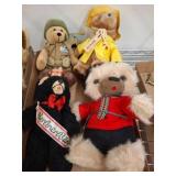 Plush Bears in Themed Attire