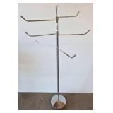 Chrome-Plated Rotating Display Stand