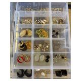 Costume Jewelry Earrings and Brooches