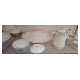 Abingdon Fine Porcelain China Tableware Set