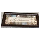 Framed Wall Art With Religious Theme, 42x18 w14