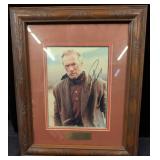 Framed Photograph with Signature and COA