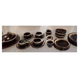 Pfaltzgraff Brown Stoneware Dinnerware Set