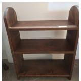 Wooden Three-Shelf Storage Unit