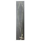Sterling Silver Cross Pendant with Chain