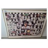 Framed Print 'The Legends of Stock Car Racing' w9