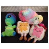Plush Toys with Colorful Designs