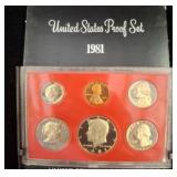 1981 United States Proof Coin Set