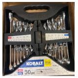 Kobalt 30-Piece Combination Wrench Set