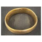 Gold-Filled Hinged Bracelet with Marked Interior